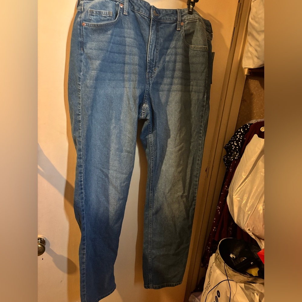 H&M Women's High Rise Jeans - light wash Blue